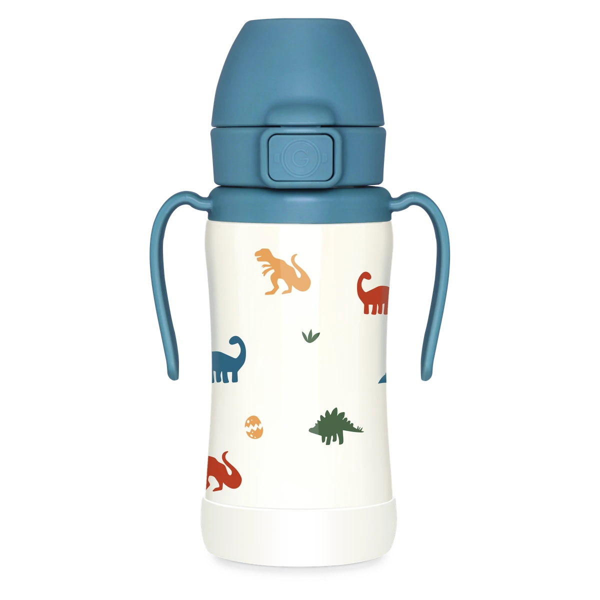 Nerezové termo tréninkové hrnky — Dino, 300 ml
