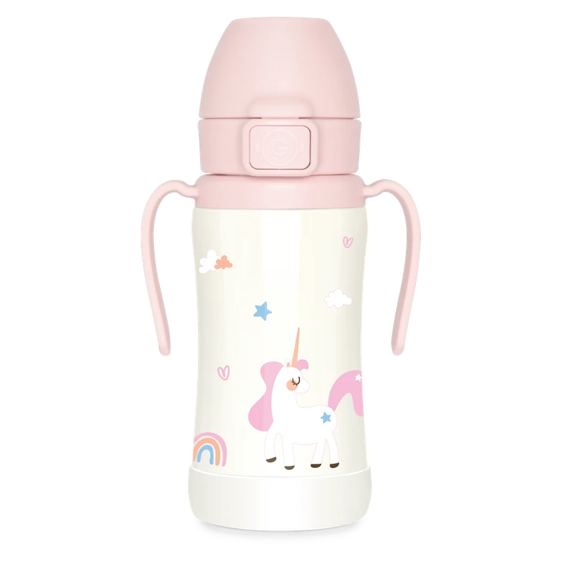 Nerezové termo tréninkové hrnky — Unicorn, 300 ml