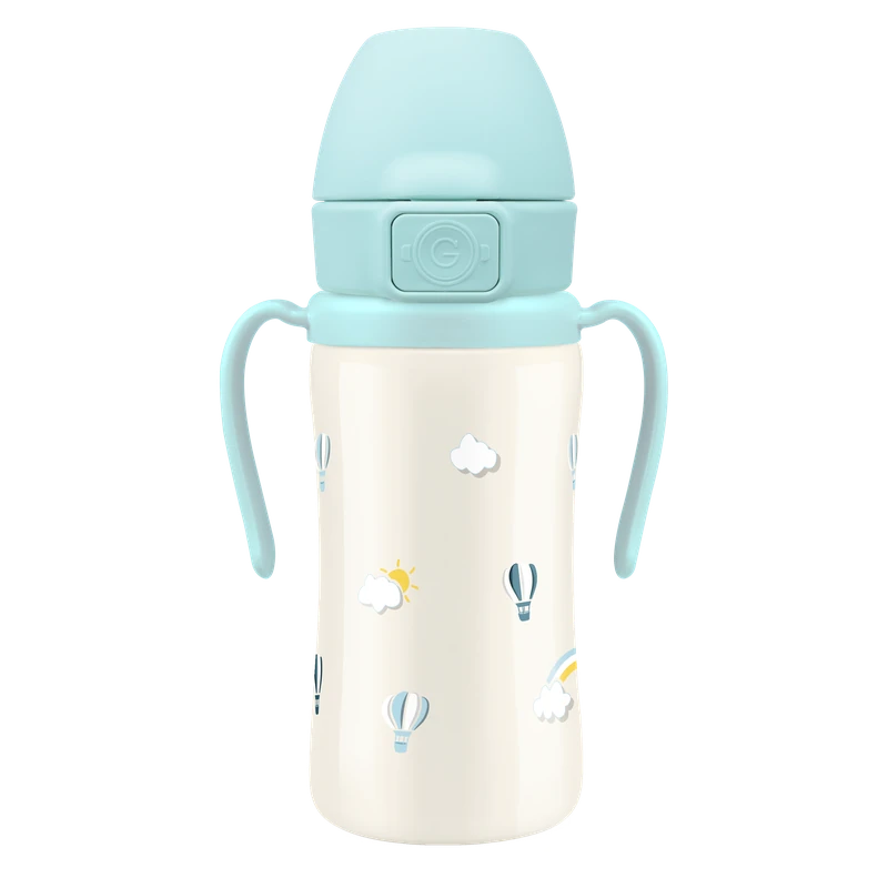 Nerezové termo tréninkové hrnky — Sky Balloon, 300 ml