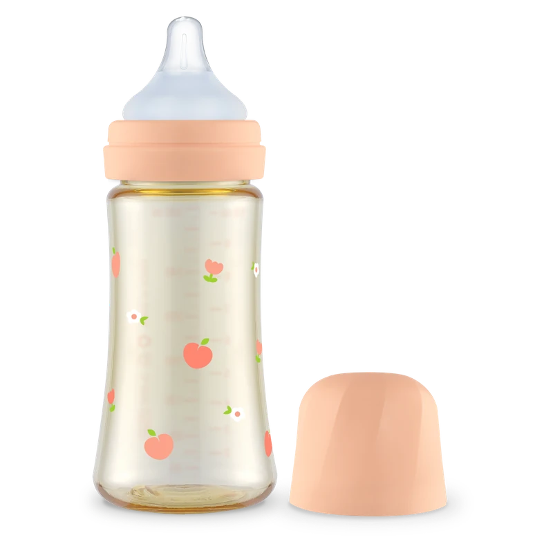 PPSU kojenecké lahve — Peach Flower, 300 ml